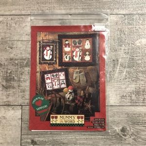 Debbie Mumm Mumm's the Word Quilting Patterns Snowman Samplers New